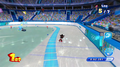 Short Track Speed Skating 1000m in Mario & Sonic at the Sochi 2014 Olympic Winter Games.