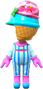 Ice-Cream Mii Racing Suit from Mario Kart Tour