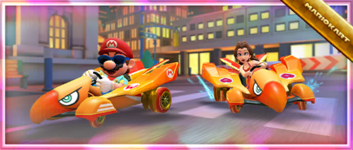 The Blazing Eagle Pack from the 2022 Autumn Tour in Mario Kart Tour
