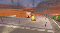 A Yoshi's vending machine in Mario Kart World
