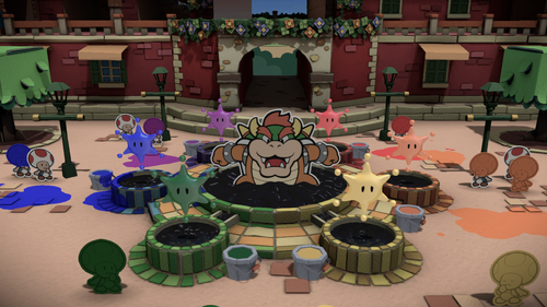 Bowser in Prisma Fountain