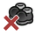 Small icon for the Prohibited Command status condition in Paper Mario: The Thousand-Year Door (Nintendo Switch)