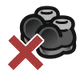 Small icon for the Prohibited Command status condition in Paper Mario: The Thousand-Year Door (Nintendo Switch)