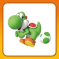Picture of Yoshi shown in a New Year opinion poll on characters from the Super Mario franchise