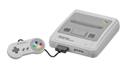 The original model Super Famicom console.