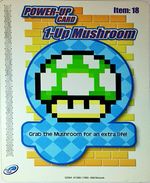 1-Up Mushroom e-Reader card from Super Mario Advance 4: Super Mario Bros. 3