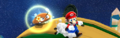 Image from the in-game instructions on Co-Star Mode from Super Mario Galaxy