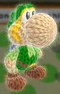 An amiibo pattern from Yoshi's Woolly World