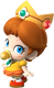 Artwork of Baby Daisy for Mario Kart Wii (also used in Mario Super Sluggers and Mario Kart Tour)