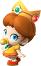 Artwork of Baby Daisy for Mario Kart Wii (also used in Mario Super Sluggers and Mario Kart Tour)