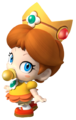 Artwork of Baby Daisy from Mario Kart Wii (also used in Mario Super Sluggers and Mario Kart Tour)