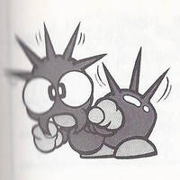 A Chikunto from Super Mario Land 2: 6 Golden Coins.