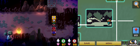 Block 27 in Chucklehuck Woods of Mario & Luigi: Superstar Saga + Bowser's Minions.
