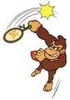 Mario Tennis Artwork: Donkey Kong