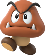 Artwork of a Goomba in Mario Party Superstars