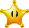 Artwork of a Grand Star from Super Mario Galaxy 2