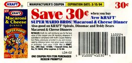 Kraft Macaroni &amp; Cheese Dinner - Super Mario Wiki, the Mario encyclopedia