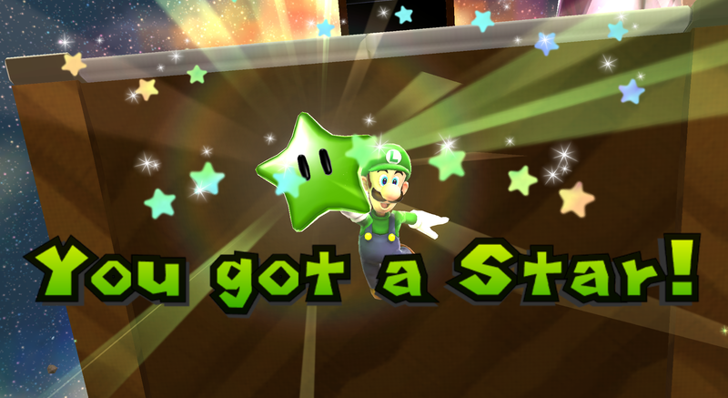 File:Luigi getting a Green Star.png