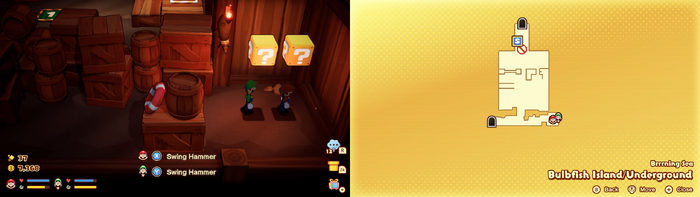 23th and 24th blocks in Bulbfish Island from Mario & Luigi: Brothership