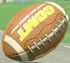 A gridiron football seen in Mario Kart World