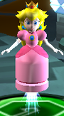 Peach using the Bullet Candy