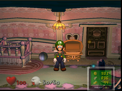 The Nursery in Luigi's Mansion