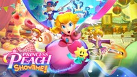 Key art with logo for Princess Peach: Showtime!