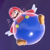 Squared screenshot of Balloon Mario from Super Mario Bros. Wonder.