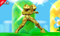 Gold Samus in Super Smash Bros. for Nintendo 3DS.