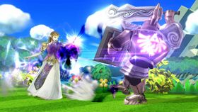 Princess Zelda's Phantom Slash in Super Smash Bros. for Wii U