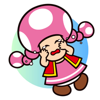 Sticker Toadette - Mario Party Superstars.png