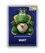 The Wart card from The Super Mario Galaxy Movie Collectible Cards