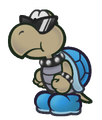 Sprite of a Shady Koopa from Paper Mario: The Thousand-Year Door (Nintendo Switch)