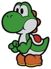 Yoshi from Paper Mario: Color Splash