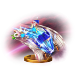Blue Falcon trophy from Super Smash Bros. for Wii U
