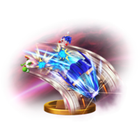 Blue Falcon trophy from Super Smash Bros. for Wii U