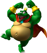 Artwork of King K. Rool from DK: Jungle Climber.