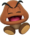 Sprite of a Goomba from its Clinic Event in Dr. Mario World