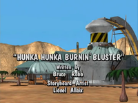 Hunka Hunka Burnin' Bluster title screen