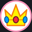 Peach's emblem in Mario Kart Arcade GP DX.