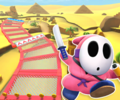 The course icon of the R/T variant with Pink Shy Guy (Ninja)