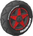 The Ring8_Black tires from Mario Kart Tour