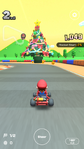 SNES Mario Circuit 1: At the curve ahead of the finish line
