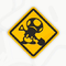A sticker in Mario Kart World