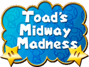 Board logo for Toad's Midway Madness in Mario Party 4
