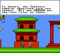 Minamoto no Yoritomo in the NES release of Mario's Time Machine
