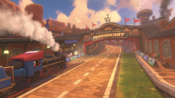 Thumbnail for "Whistlestop Summit (Intro)" from Mario Kart World used for Nintendo Music
