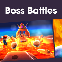 Cover image for the Boss Battles playlist for Super Mario Galaxy on Nintendo Music.