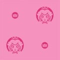 Pink Princess Peach background