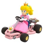 Hallmark ornament of Peach in a Pipe Frame kart